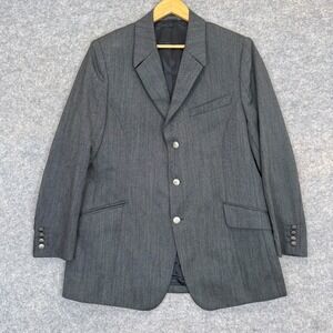 VTG Thierry‎ Mugler Paris Sport Coat Blazer Jacket Mens FR 56 US 46 L Long Rare